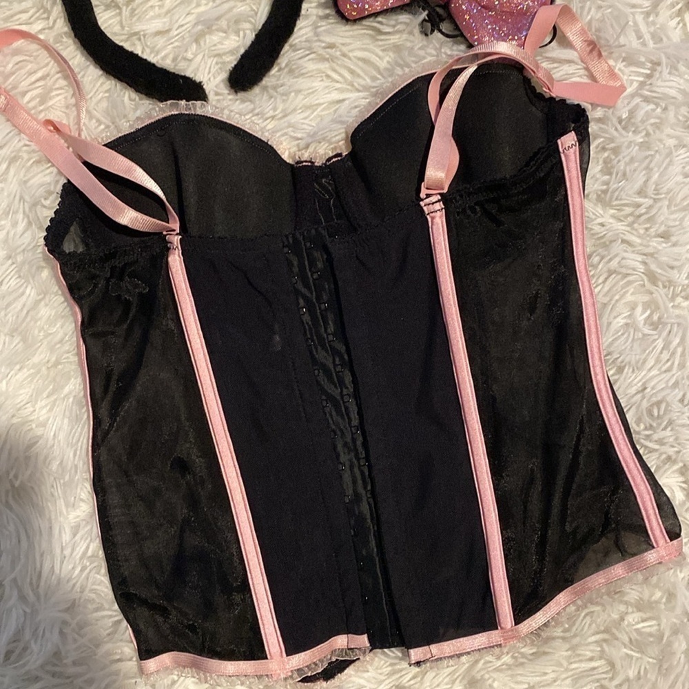 Victoria’s Secret SEXY sheer corset bustier - Picture 3 of 6